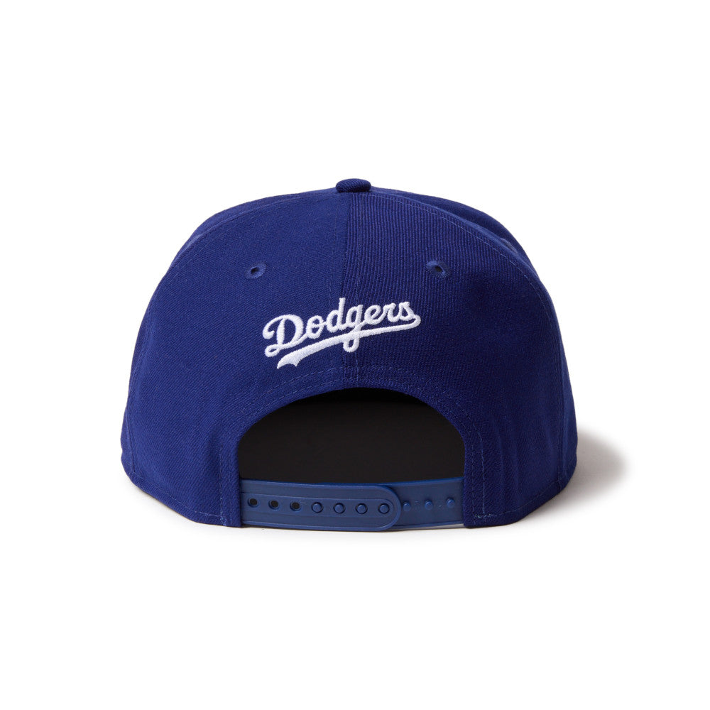 9FIFTY Soft Buckram Los Angeles Dodgers Cooperstown MLB Double Logo Dark Royal Snapback