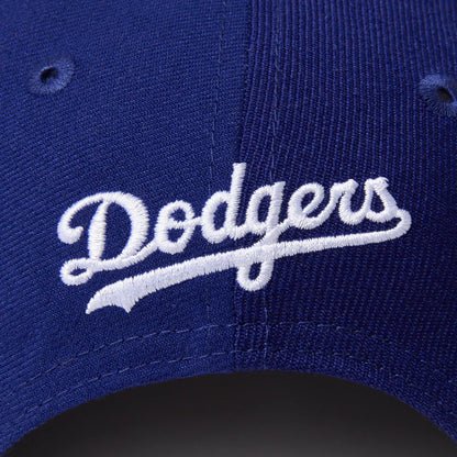 9FIFTY Soft Buckram Los Angeles Dodgers Cooperstown MLB Double Logo Dark Royal Snapback