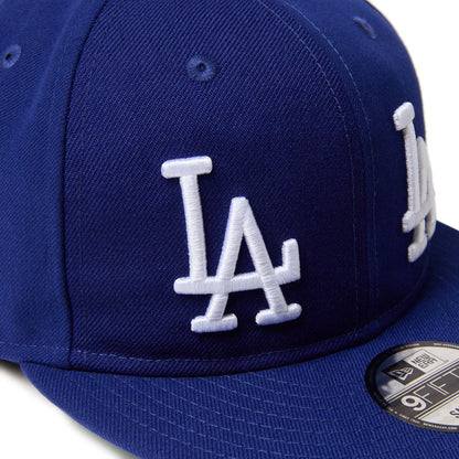 9FIFTY Soft Buckram Los Angeles Dodgers Cooperstown MLB Double Logo Dark Royal Snapback