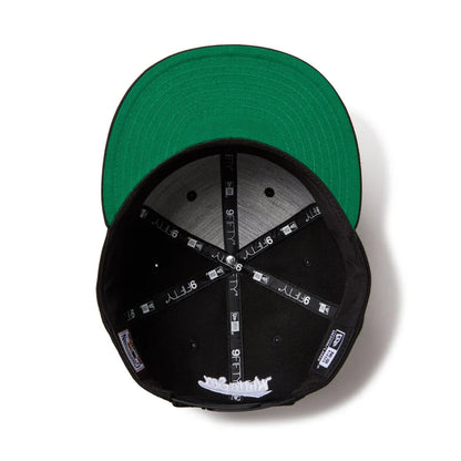 9FIFTY Soft Buckram Chicago White Sox Cooperstown MLB Double Logo Black Snapback