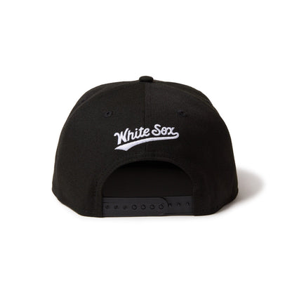 9FIFTY Soft Buckram Chicago White Sox Cooperstown MLB Double Logo Black Snapback