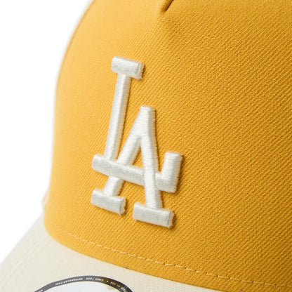 9FORTY A-Frame Los Angeles Dodgers MLB Piping 2-Tone Gold Chrome Snapback