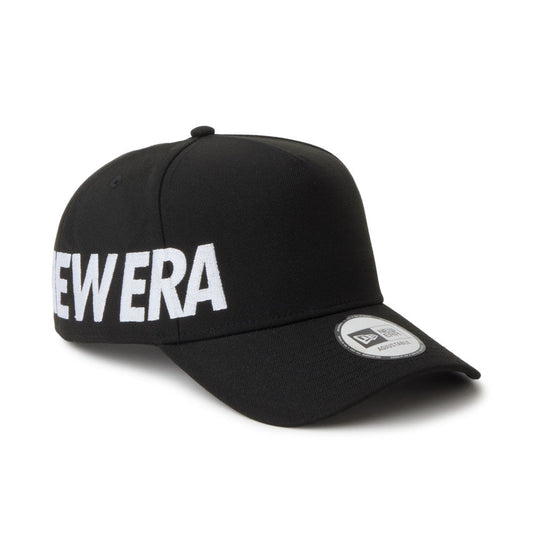 9FORTY A-Frame New Era Essential Wordmark Black Snapback