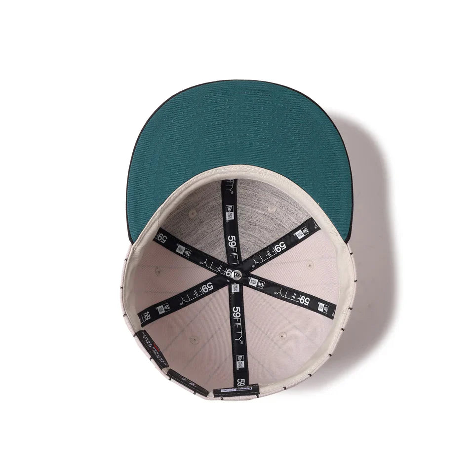 59FIFTY Soft Buckram New Era Heritage Classic Logo Black Fitted