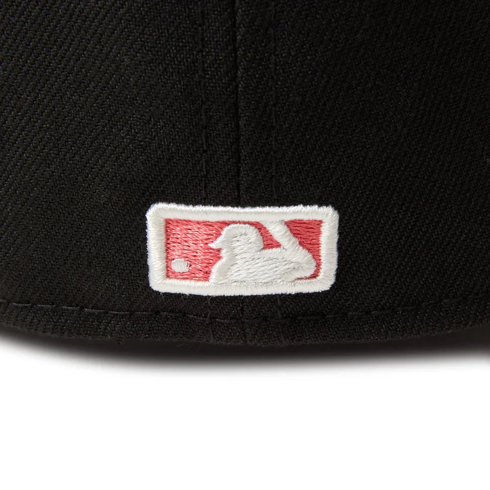 59FIFTY New York Yankees  MLB Piping 2-Tone Black Coral Fitted