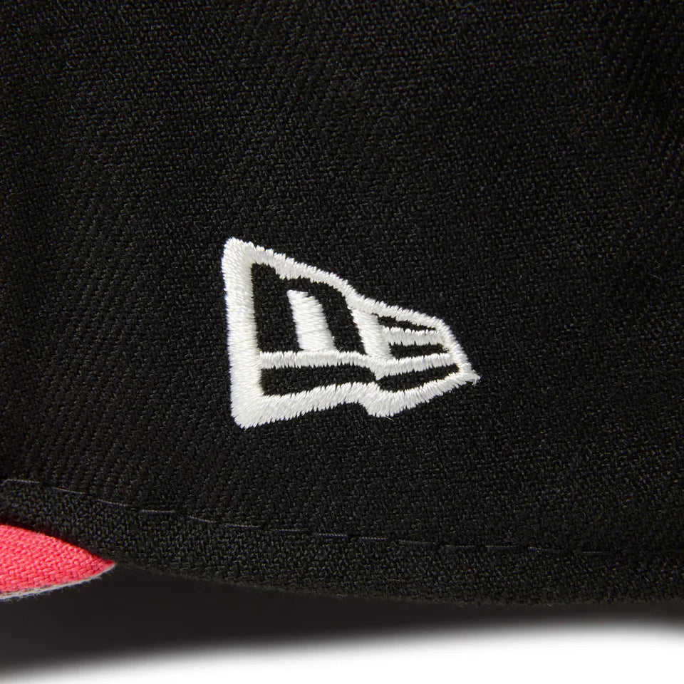 59FIFTY New York Yankees  MLB Piping 2-Tone Black Coral Fitted