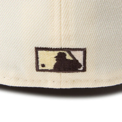 59FIFTY Florida Marlins Cooperstown Cold Brew Ivory Burnt Wood Fitted
