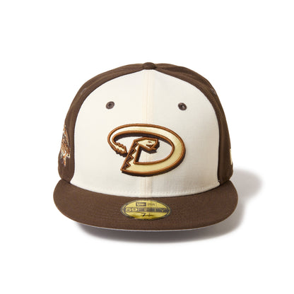 59FIFTY Arizona Diamondbacks Cooperstown Cold Brew Walnut Ivory Fitted