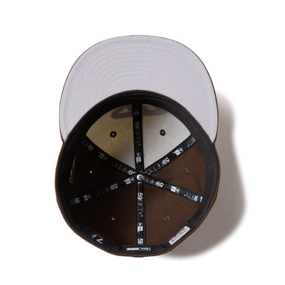 59FIFTY Arizona Diamondbacks Cooperstown Cold Brew Walnut Ivory Fitted