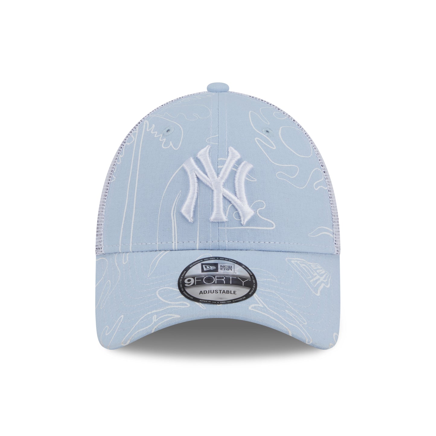 9FORTY Trucker New York Yankees Resort Soft Blue Adjustable