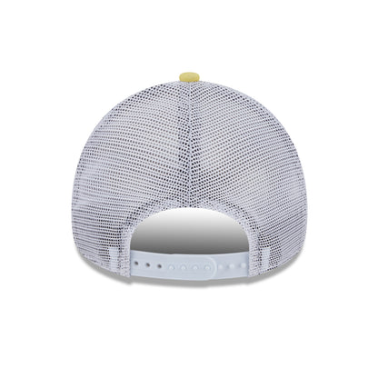 9FORTY A-Frame Trucker Los Angeles Dodgers Resort Baby Yellow Snapback