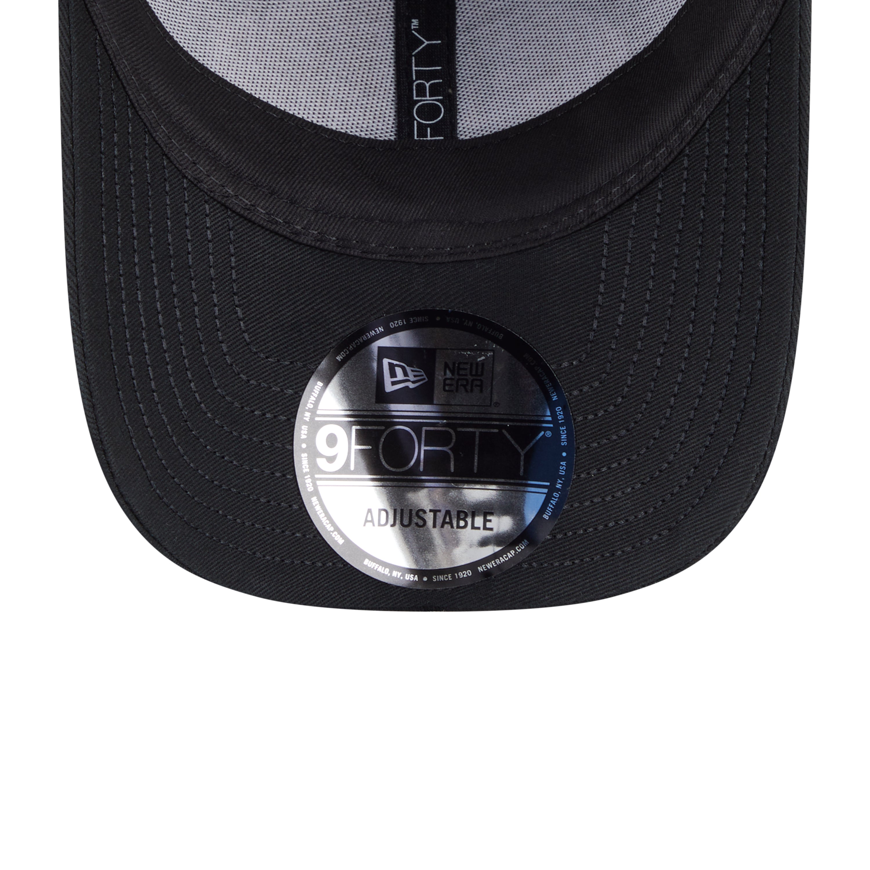 9FORTY New Era Street Archived Cross Panels Black Adjustable – New