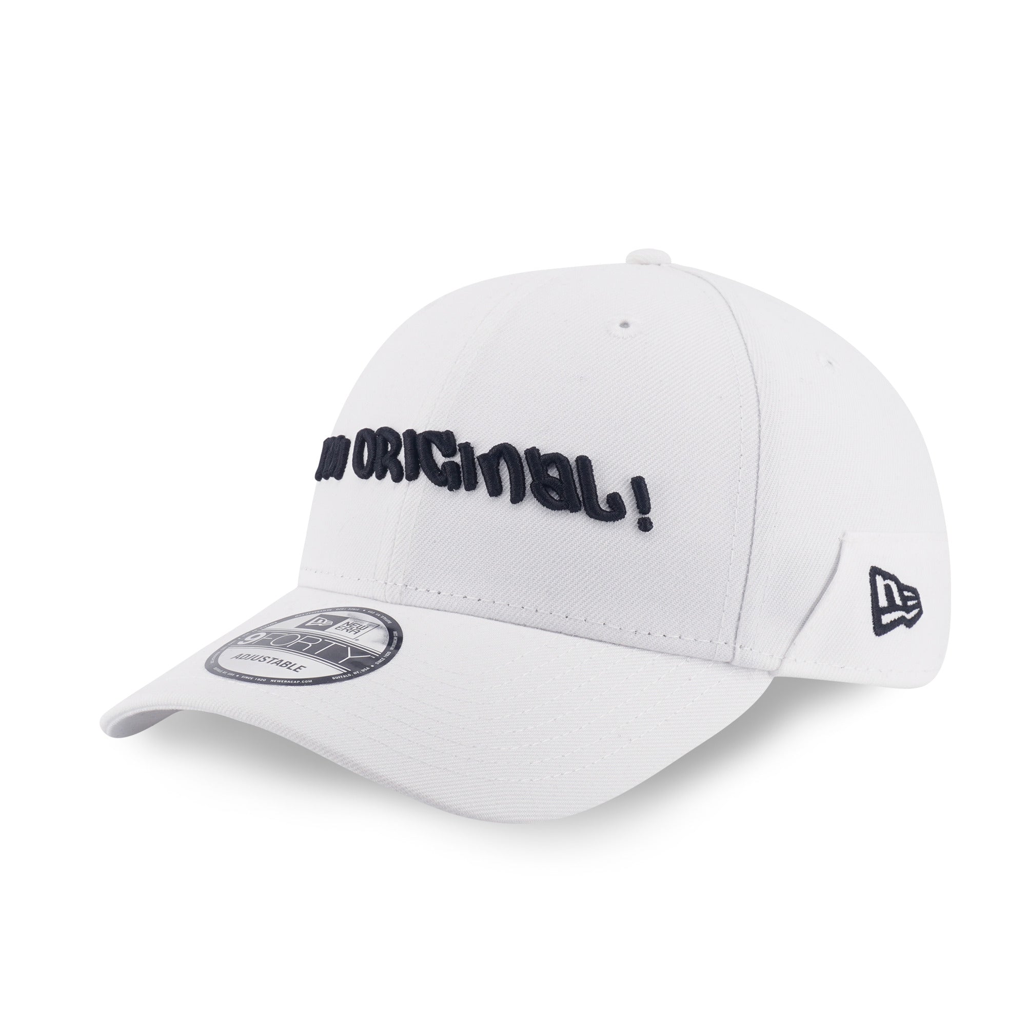 9FORTY New Era I Am Original White Adjustable – New Era Cap Singapore