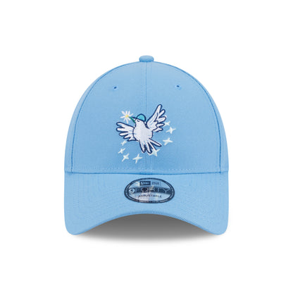 9FORTY Earth Day Peace Logo Sky Blue Adjustable