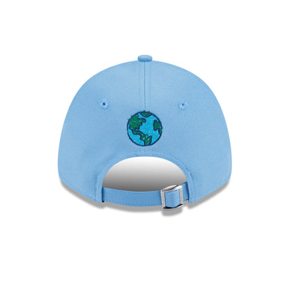 9FORTY Earth Day Peace Logo Sky Blue Adjustable