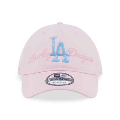 9TWENTY Los Angeles Dodgers Jelly Pack Pink Adjustable
