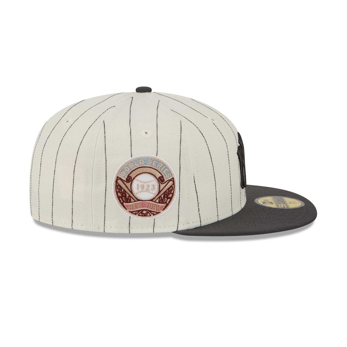59FIFTY New York Yankees Stripes Chrome White Fitted