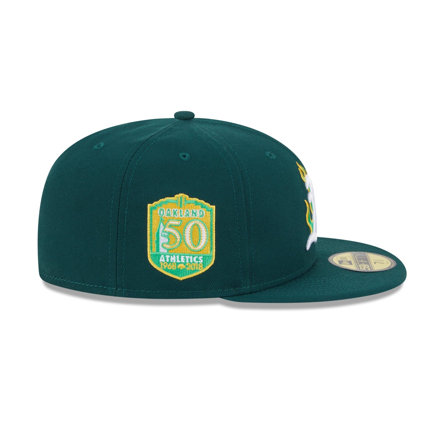 59FIFTY Oakland Athletics Fire Pack Dark Green Fitted