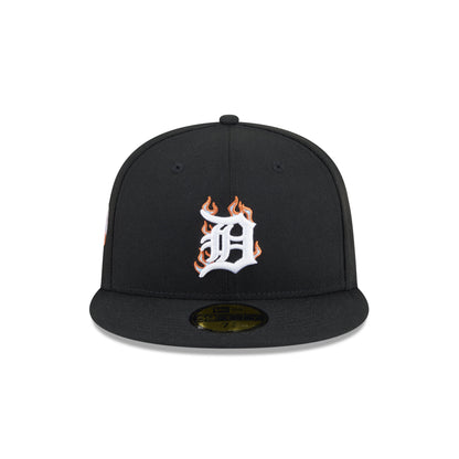 59FIFTY Detroit Tigers Fire Pack Black Fitted
