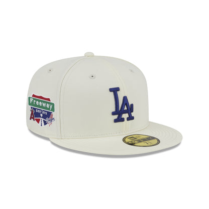 59FIFTY Los Angeles Dodgers City Series Chrome White Fitted