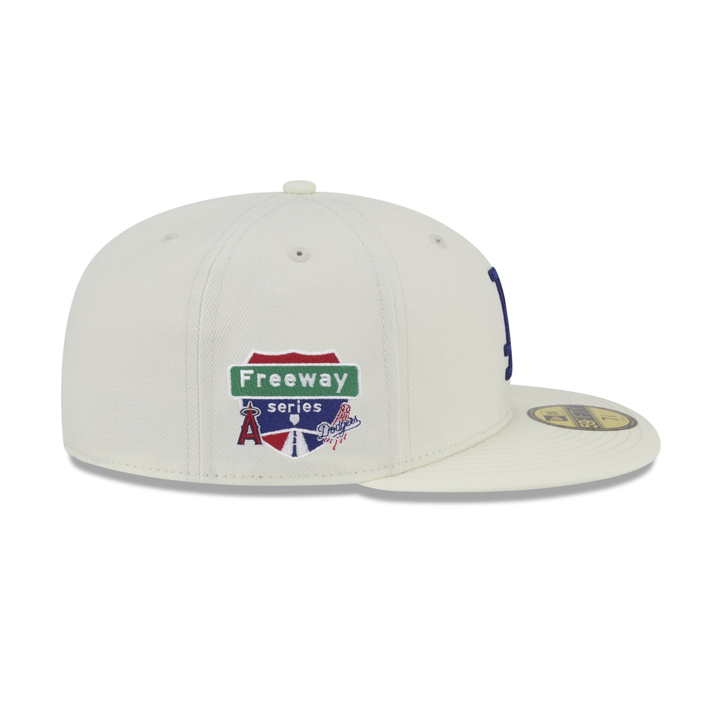 59FIFTY Los Angeles Dodgers City Series Chrome White Fitted