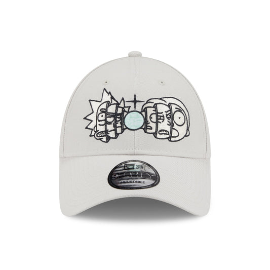 9FORTY New Era x Rick and Morty Vintage Stone Adjustable