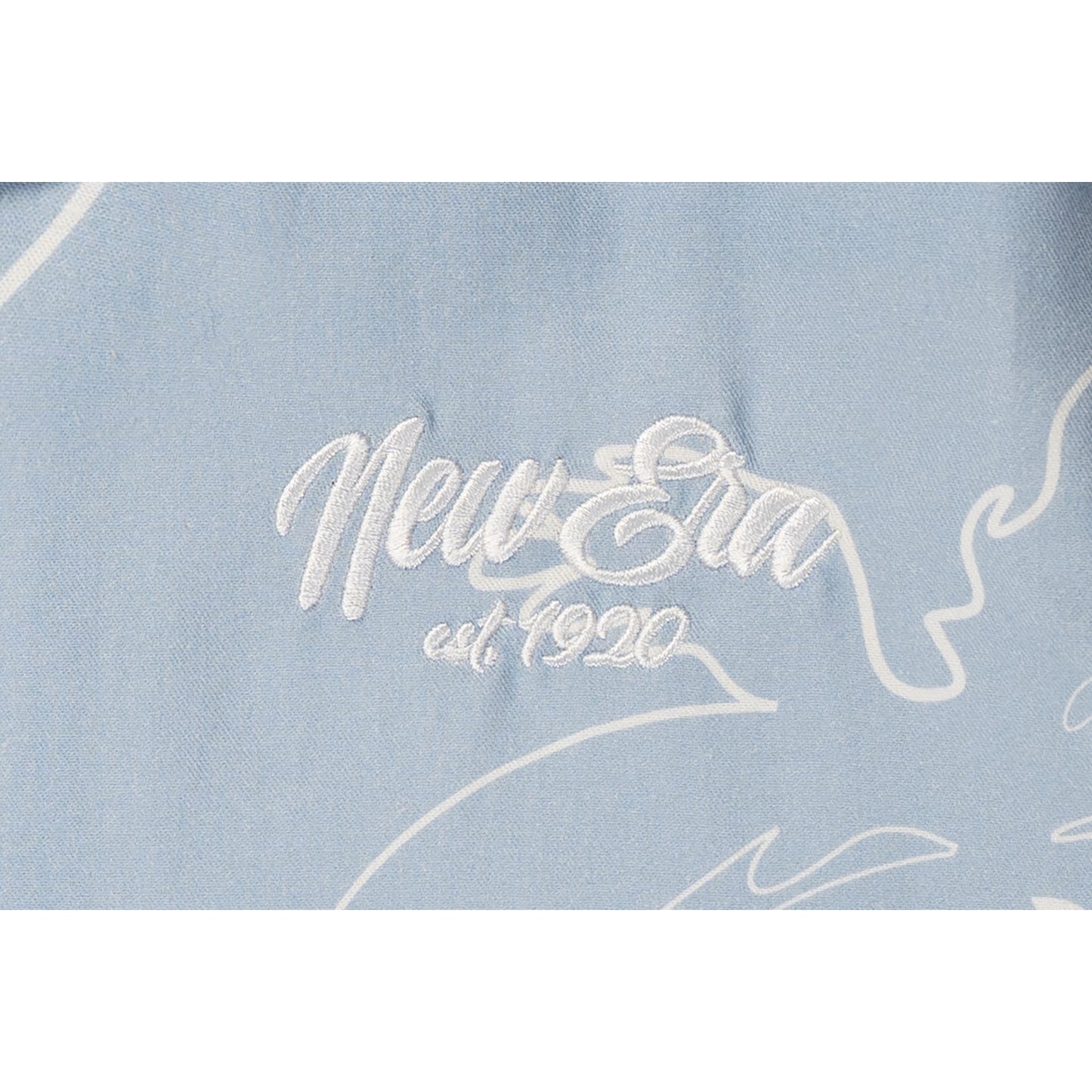 New Era Resort Soft Blue Woven Shirt