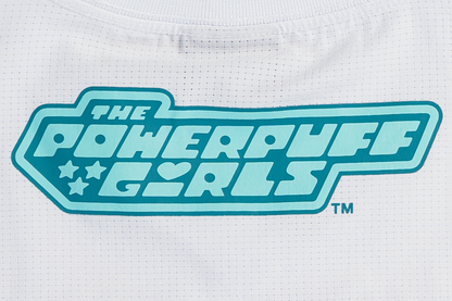 New Era x The Powerpuff Girls Women White American Football Crop Jersey