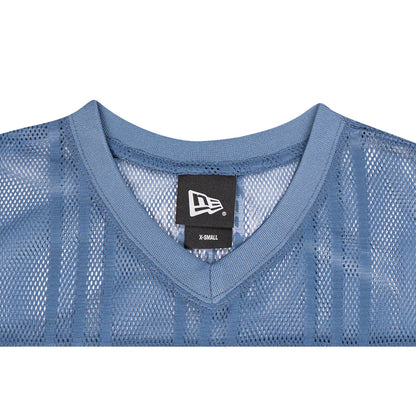 New Era Women 1920 Wordmark Street Archived Oceanside Blue American Football Crop Jersey