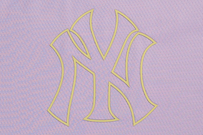 Women New York Yankees Jelly Pastel Lilac Cropped American Football Jersey