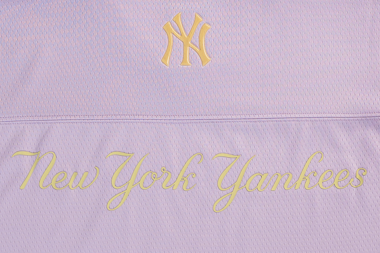 Women New York Yankees Jelly Pastel Lilac Cropped American Football Jersey