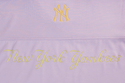 Women New York Yankees Jelly Pastel Lilac Cropped American Football Jersey
