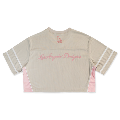 Women Los Angeles Dodgers Jelly Vintage Stone Cropped American Football Jersey