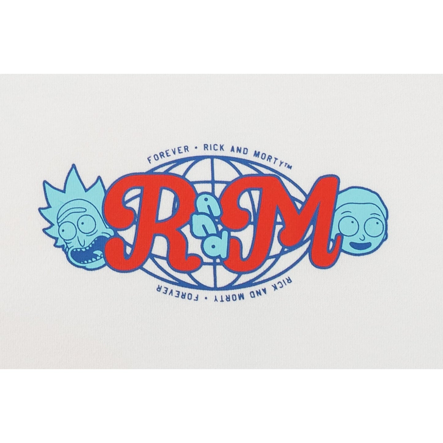 New Era x Rick and Morty White Short Sleeve T-Shirt