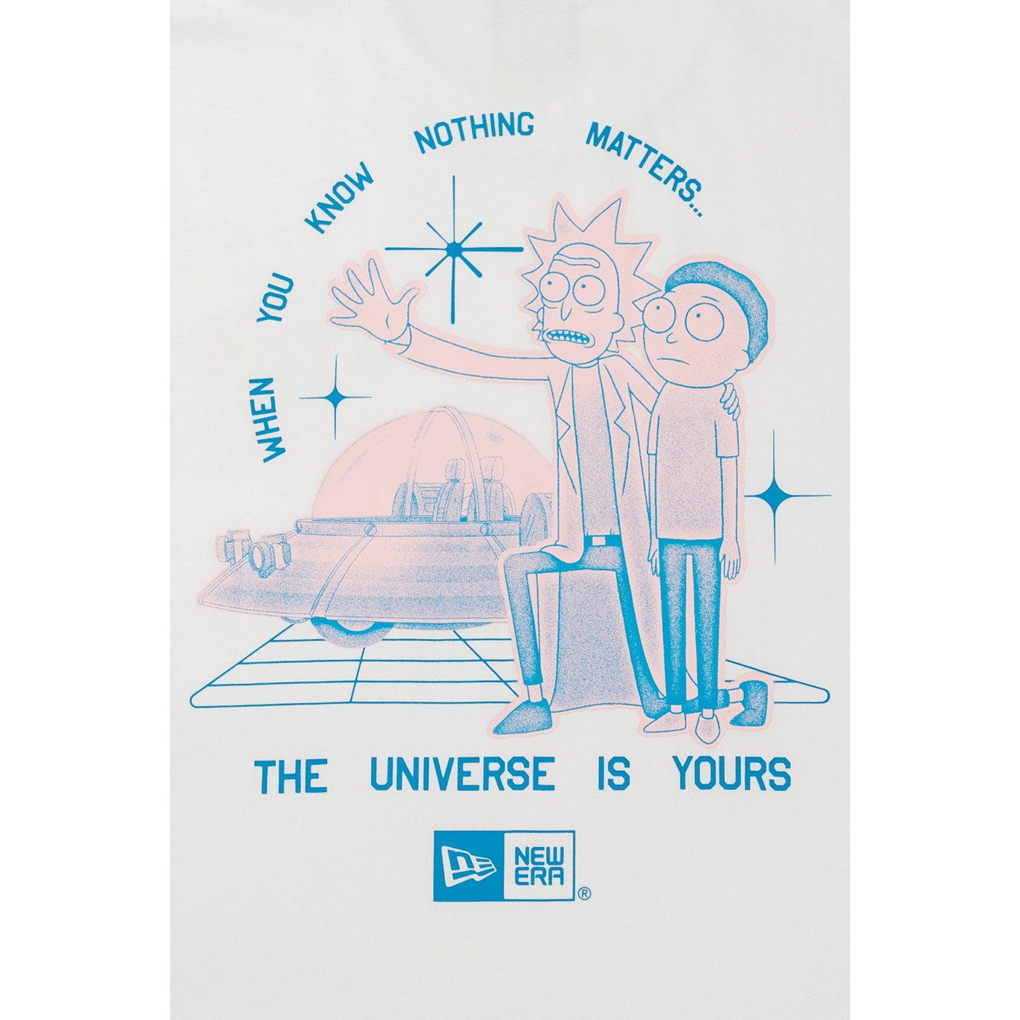 New Era x Rick and Morty White Short Sleeve T-Shirt