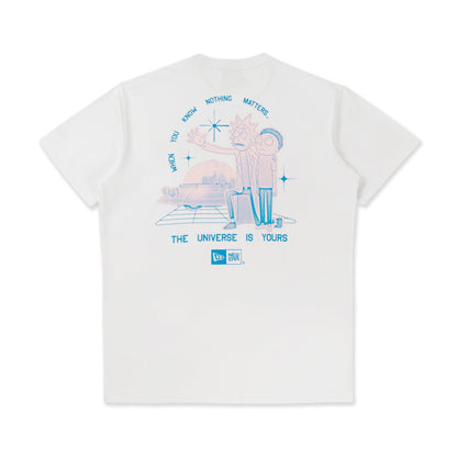New Era x Rick and Morty White Short Sleeve T-Shirt