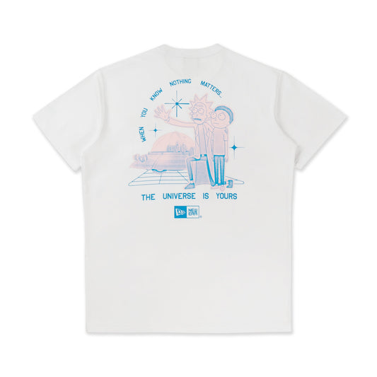 New Era x Rick and Morty White Short Sleeve T-Shirt