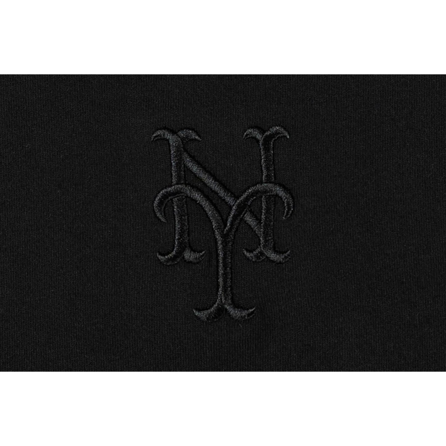 New York Mets MLB Cartoon Black Short Sleeve T-Shirt