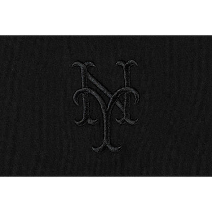 New York Mets MLB Cartoon Black Short Sleeve T-Shirt