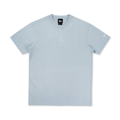 Los Angeles Angels MLB Cartoon Soft Blue Short Sleeve T-Shirt