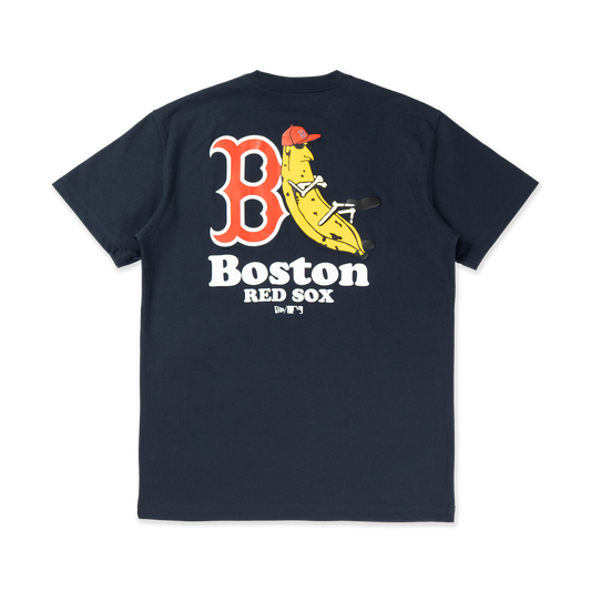 Boston Red Sox Banana Graphic Navy Short Sleeve T-Shirt