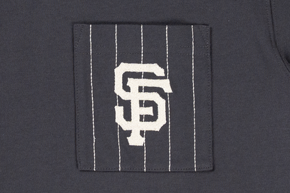 San Francisco Giants Stripes Graphite Short Sleeve T-Shirt