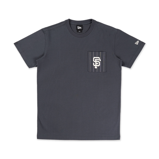 San Francisco Giants Stripes Graphite Short Sleeve T-Shirt