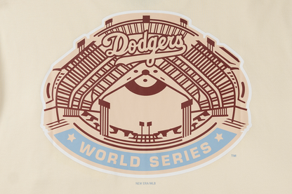 Los Angeles Dodgers Stripes Chrome White Short Sleeve T-Shirt