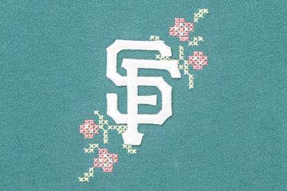 San Francisco Giants Garden Pine Needle Green Short Sleeve T-Shirt