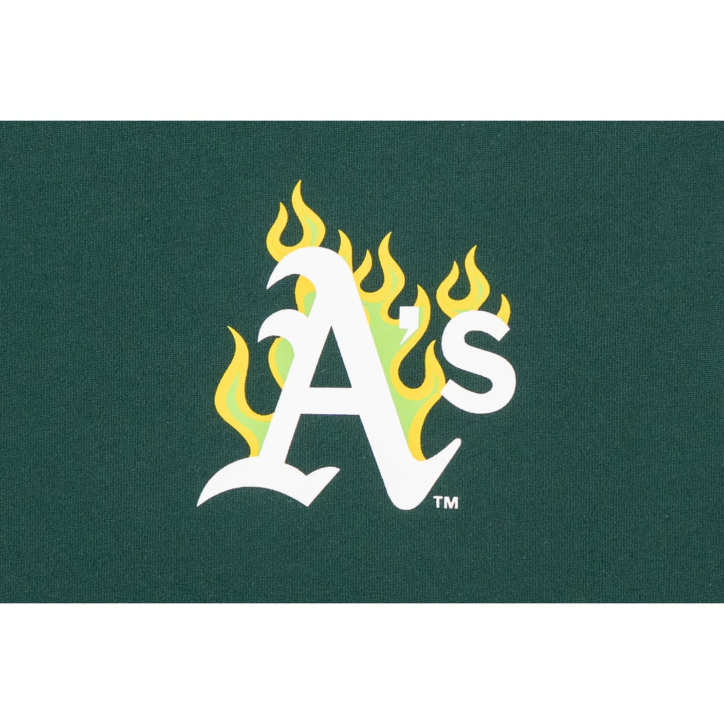 Oakland Athletics Fire Pack Dark Green Short Sleeve T-Shirt