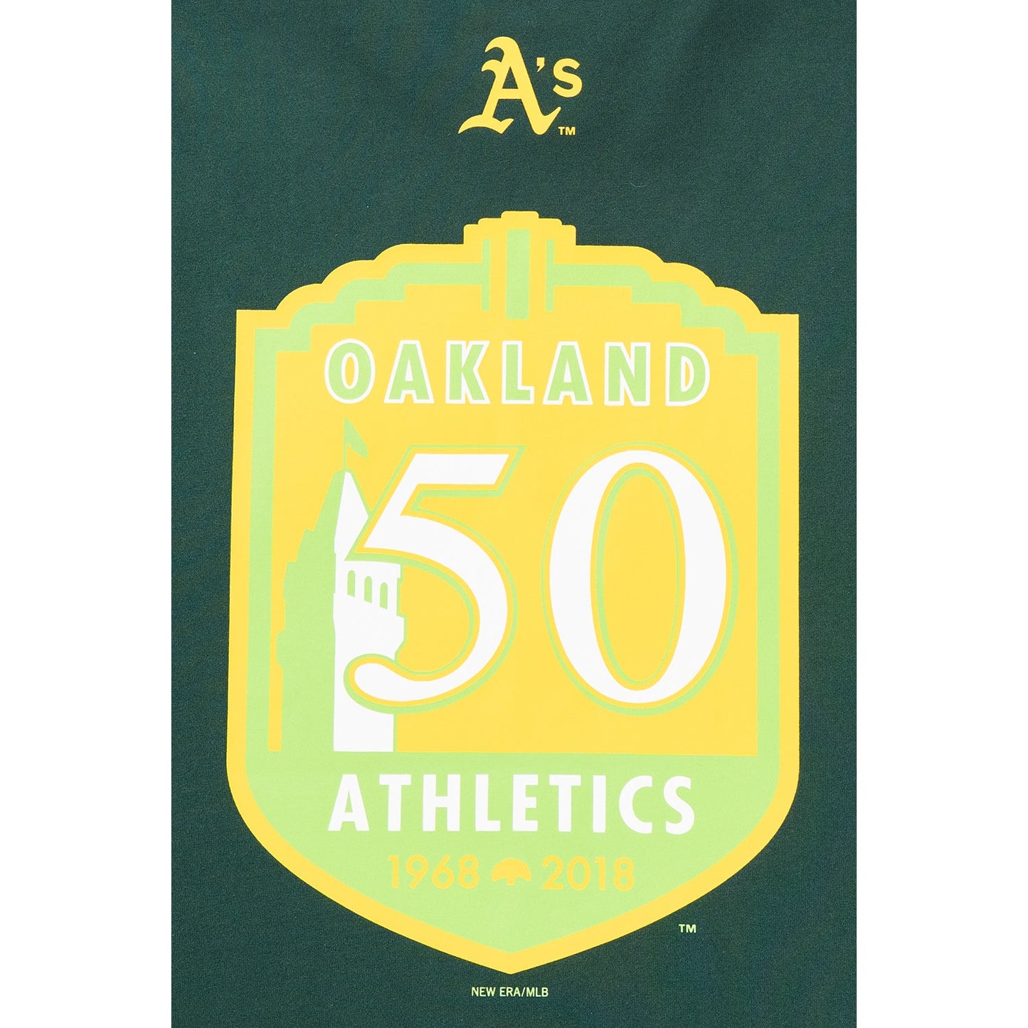 Oakland Athletics Fire Pack Dark Green Short Sleeve T-Shirt