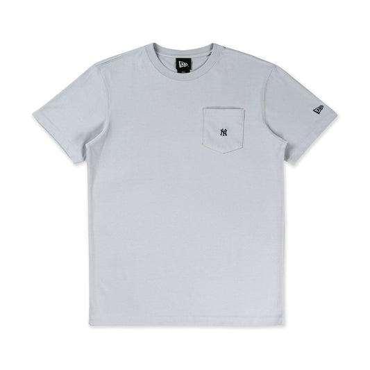 New York Yankees Color Era Silver Snow Short Sleeve Pocket T-Shirt
