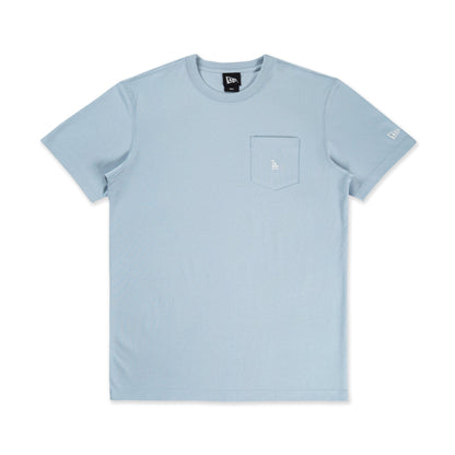 Los Angeles Dodgers Color Era Soft Blue Short Sleeve Pocket T-Shirt