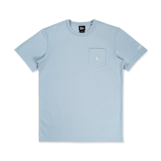 Los Angeles Dodgers Color Era Soft Blue Short Sleeve Pocket T-Shirt